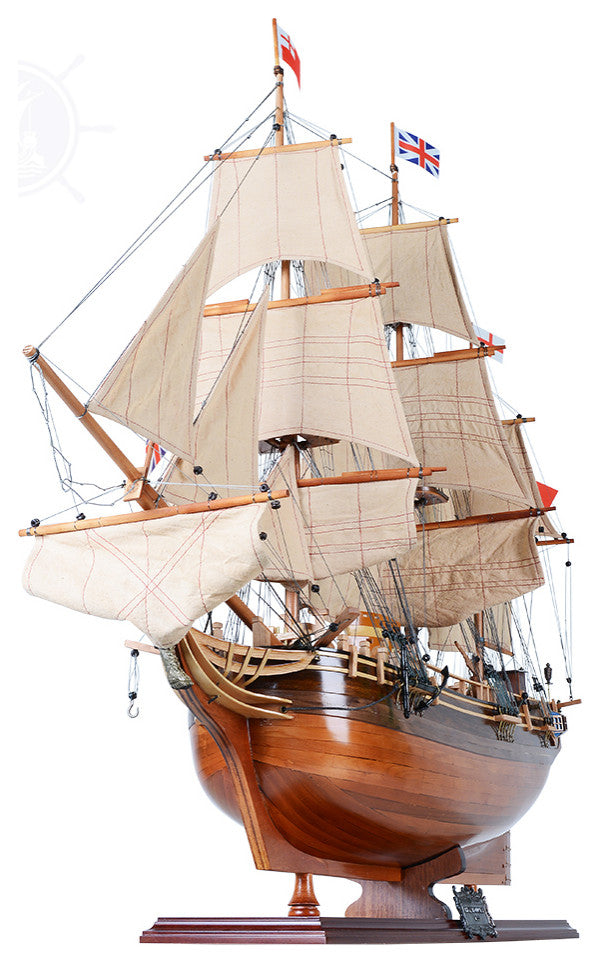 Hms Bounty New Museum-quality Fully Assembled Wooden Model Ship
