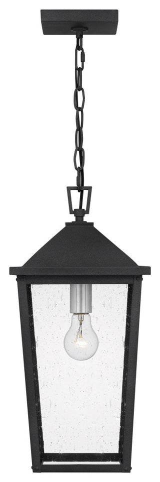 Quoizel STNL1509 Stoneleigh 9"W Mini Pendant - Mottled Black