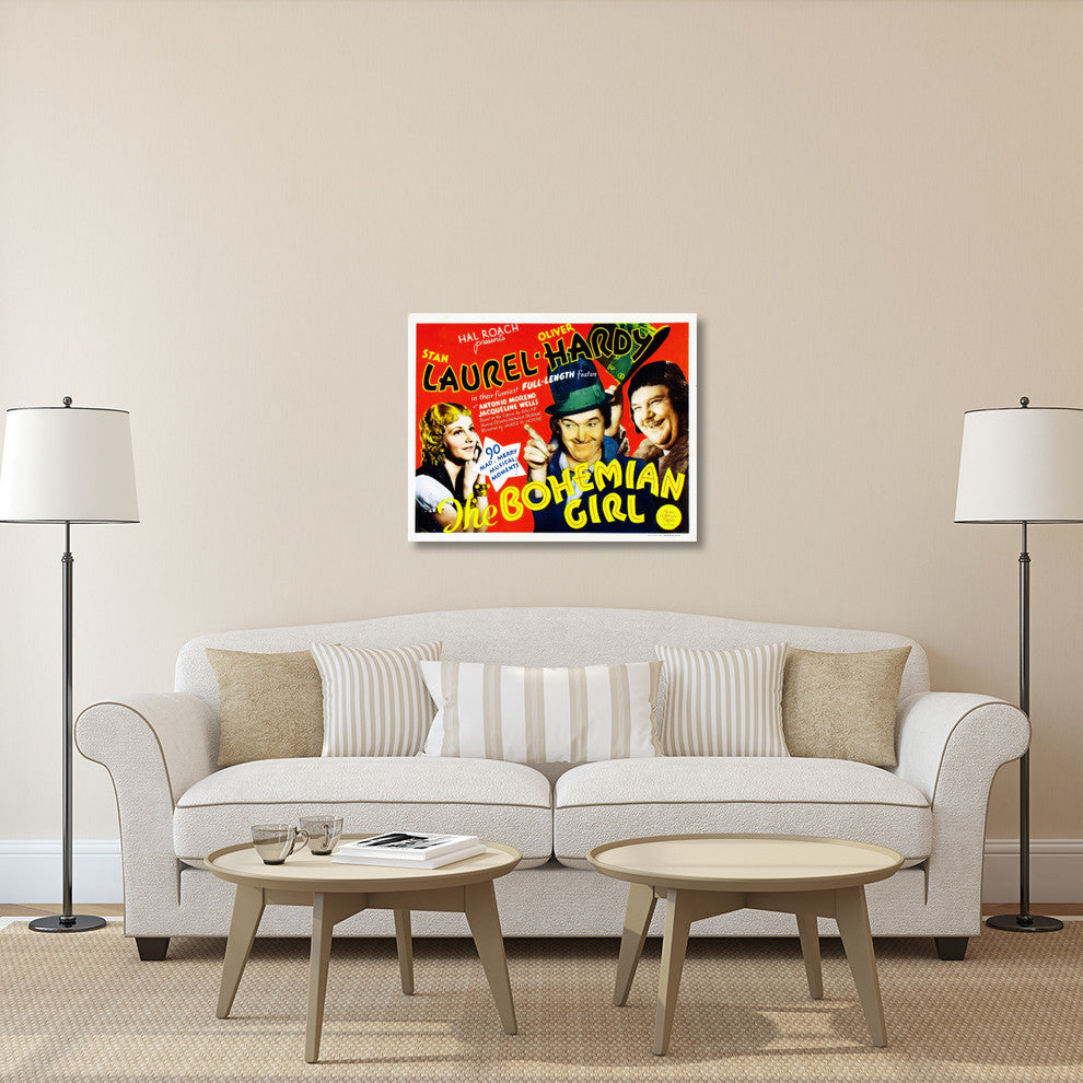 "Laurel & Hardy - Bohemian Girl, 1936" Canvas by Hollywood Photo Archive, 40x32"