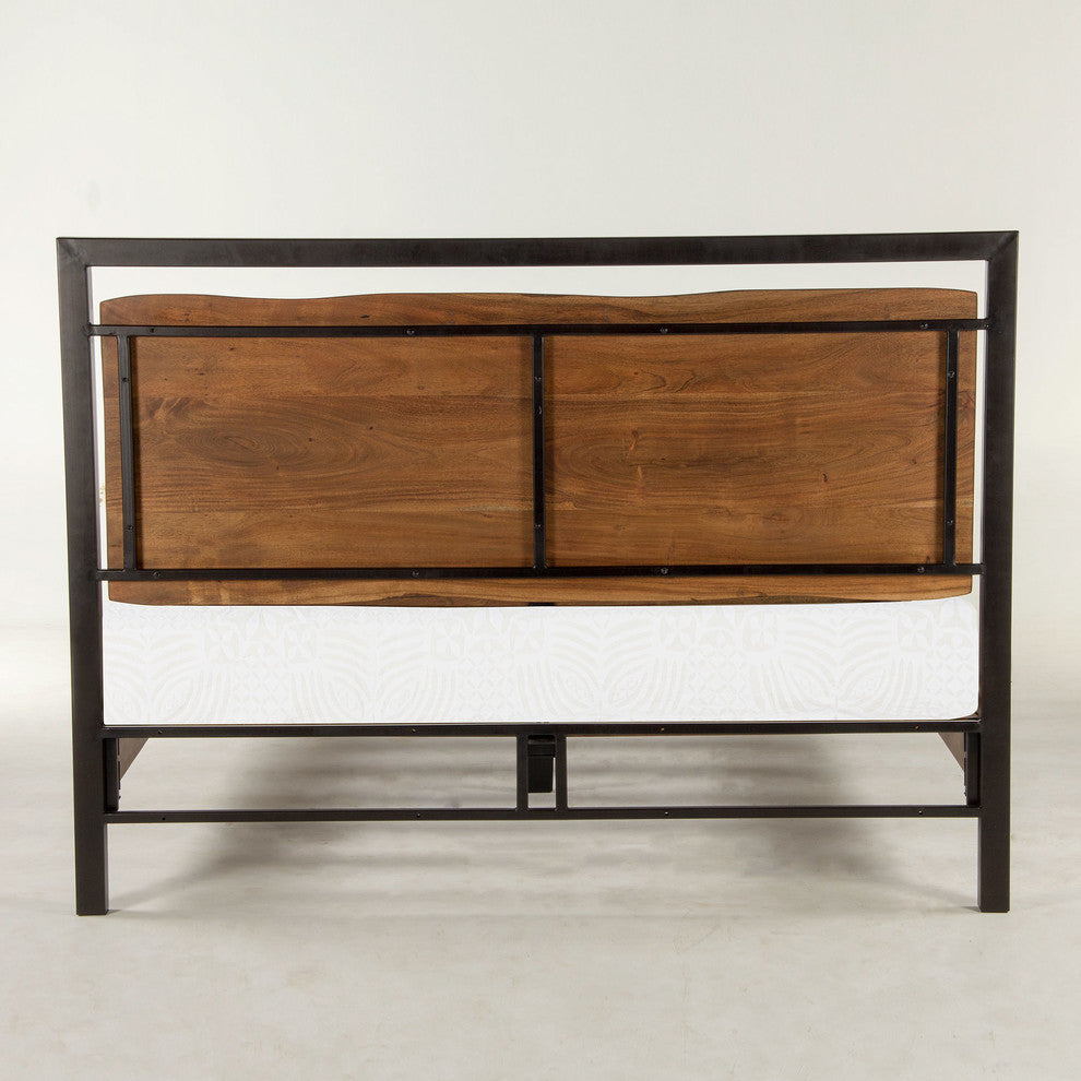 Glenwood Live Edge Acacia Wood King Bed