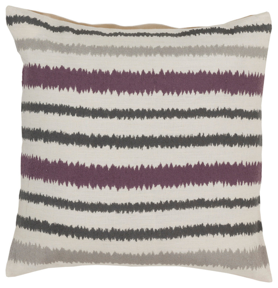 Surya Ikat Stripe AR-105 18" x 18" Pillow Kit