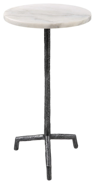 Uttermost 22897 Puritan 12"W Pub Table - Black / White