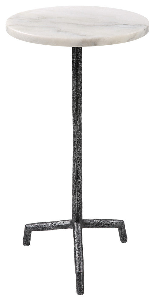 Uttermost 22897 Puritan 12"W Pub Table - Black / White