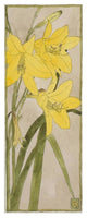 "Yellow Daylily" Digital Paper Print by Hannah Borger Overbeck, 16"x38"