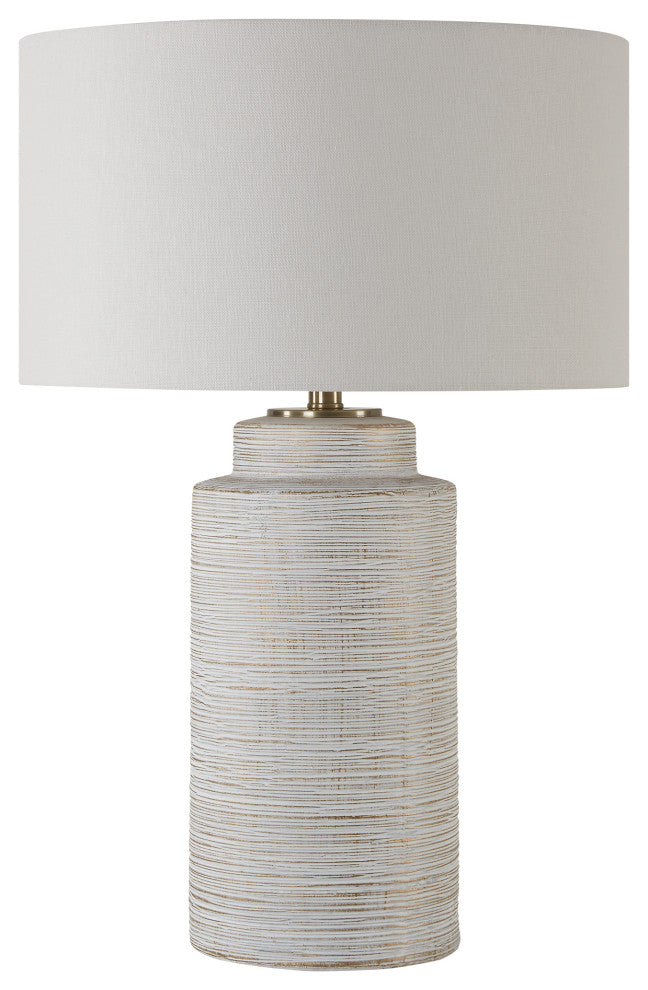 Uttermost Crimp Ribbed Table Lamp
