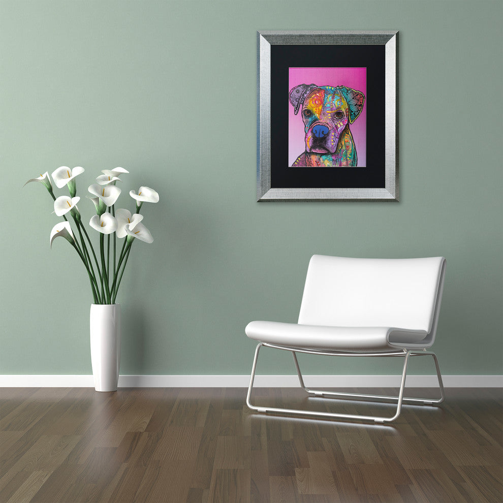 Dean Russo ''Gertie Custom 1'' Matted Framed Art, Silver Frame, Black Mat, 11x14