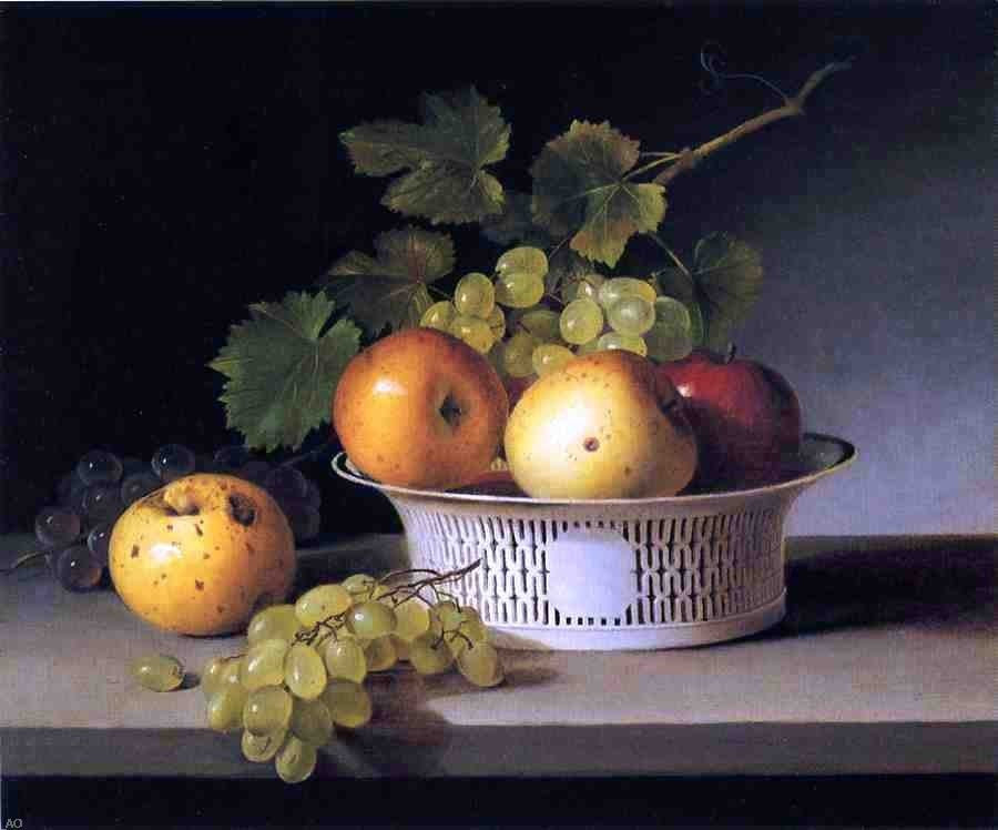 James Peale Fruit Still Life With Chinese Export Basket Wall Decal