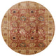 Ahgly Company Indoor Round Mid-Century Modern Area Rugs, 7' Round