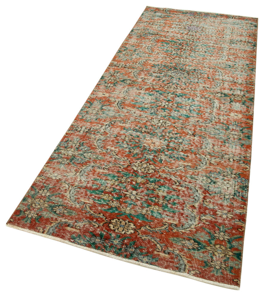 Rug N Carpet - Handwoven Turkish 3' 2" x 8' 0" Low Pile  Small Area Rug