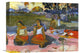 "Nave Nave Moe" Stretched Canvas Giclee by Paul Gauguin, 16"x12"