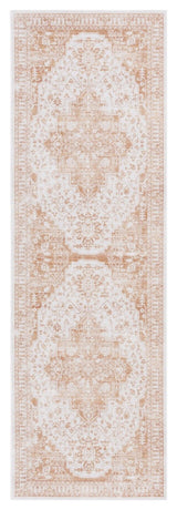 Safavieh Arizona Machine-Washable Collection ARZ127 Rug, Beige/Gold, 2'6"x8'