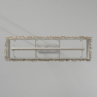 Fredrick Ramond Farrah Medium Eight Light Linear, Silver Leaf*