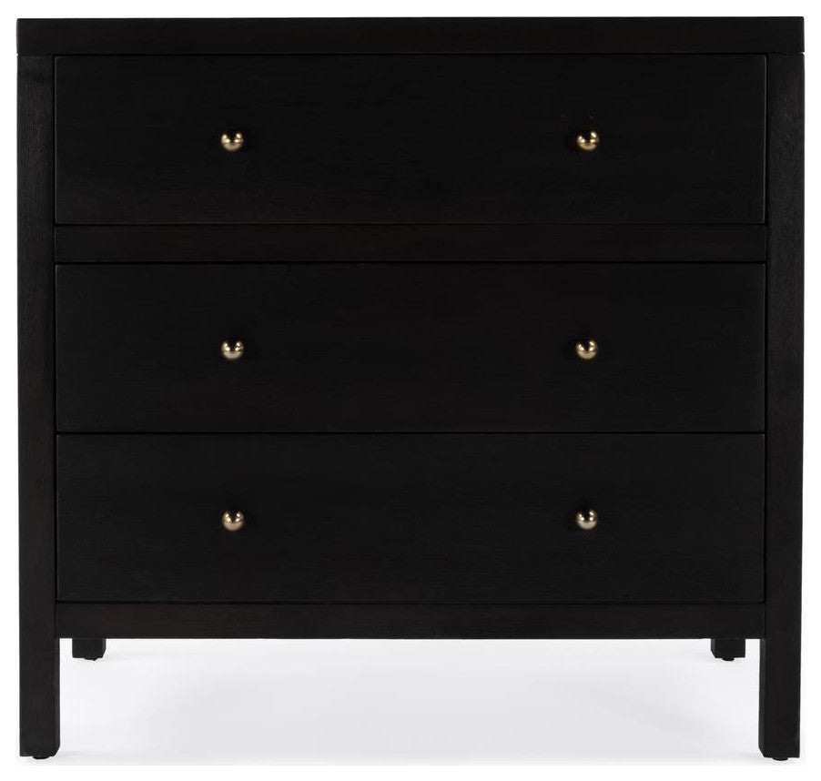 Nora 3-Drawer Chest, Coffee