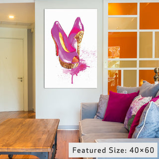 "Glitter High Heel" by Rongrong DeVoe, 18x12x1.5