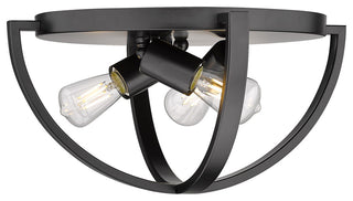 Colson Flush Mount, Matte Black