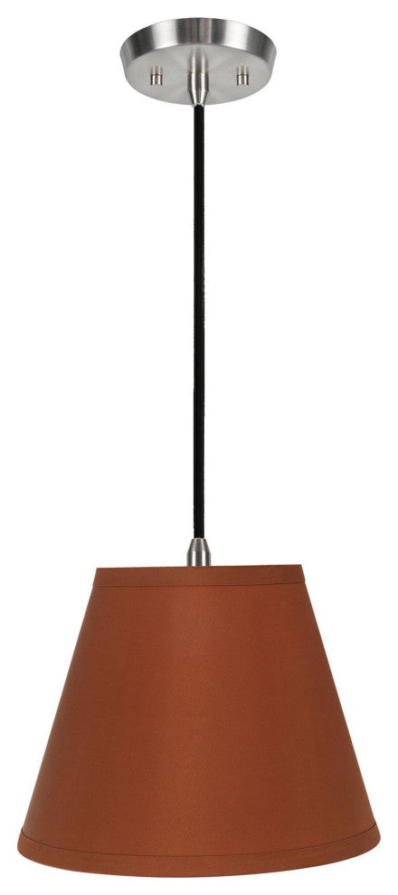 72184-11, 1-Light Hanging Pendant Ceiling Light, Burnt Orange