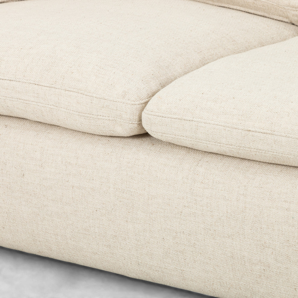 Plume Sofa, 96", Thames Cream