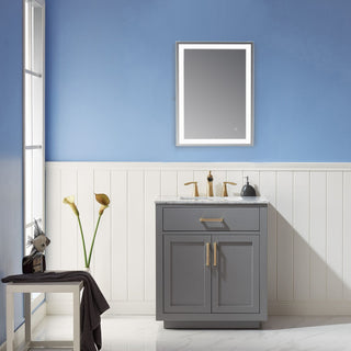 Genova 24" Rectangle Frameless Modern LED Bathroom Vanity Mirror