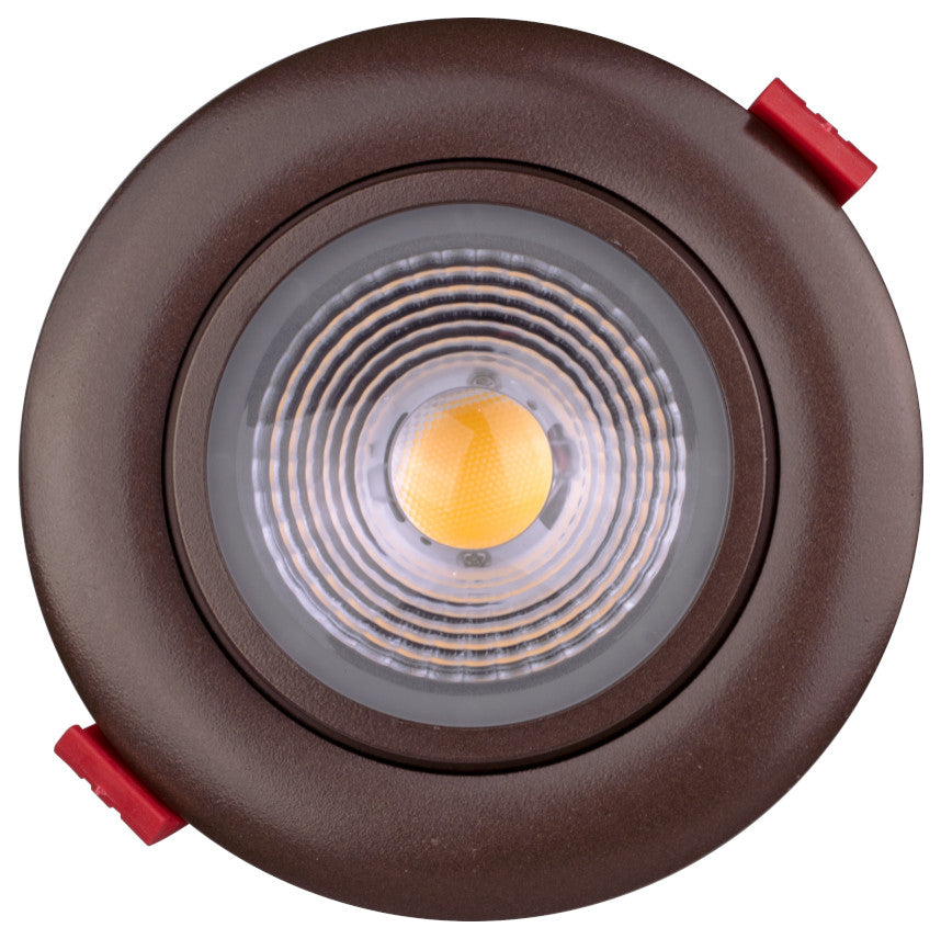 4" LED Gimbal Recessed Downlight, Oil-Rubbed Bronze, 3000k