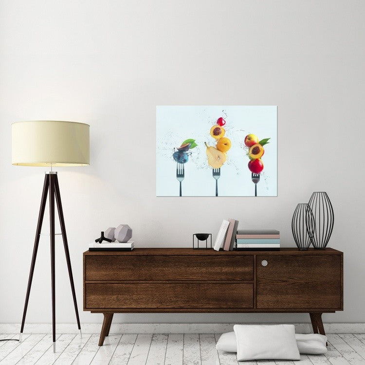 "Making Fruit Salad" Stretched Canvas Giclee by Dina Belenko, 40x30"