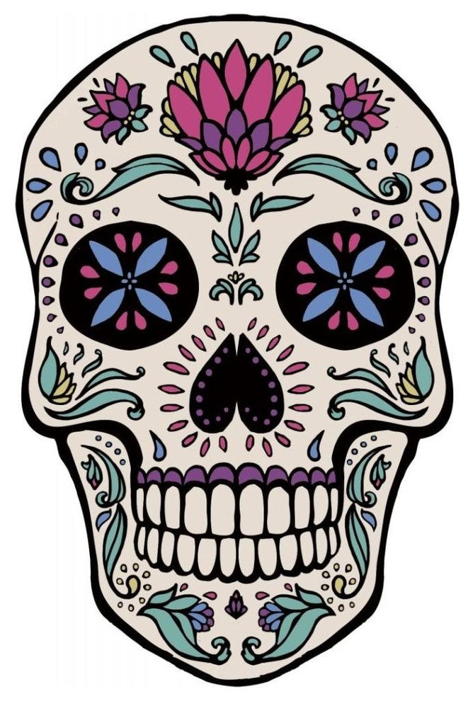 "Sugar Skull II" Digital Paper Print by Janelle Penner, 30"x42"