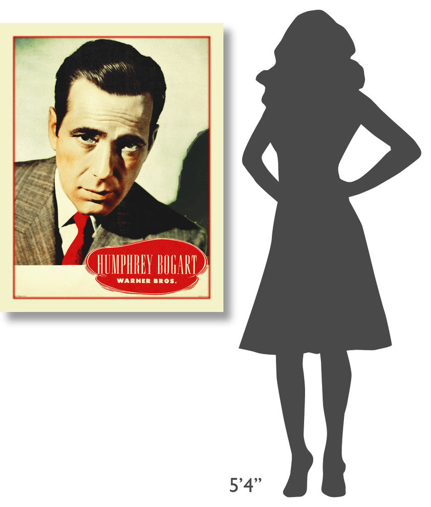 "Bogart" Stretched Canvas Giclee by Hollywood Photo Archive, 31x40"