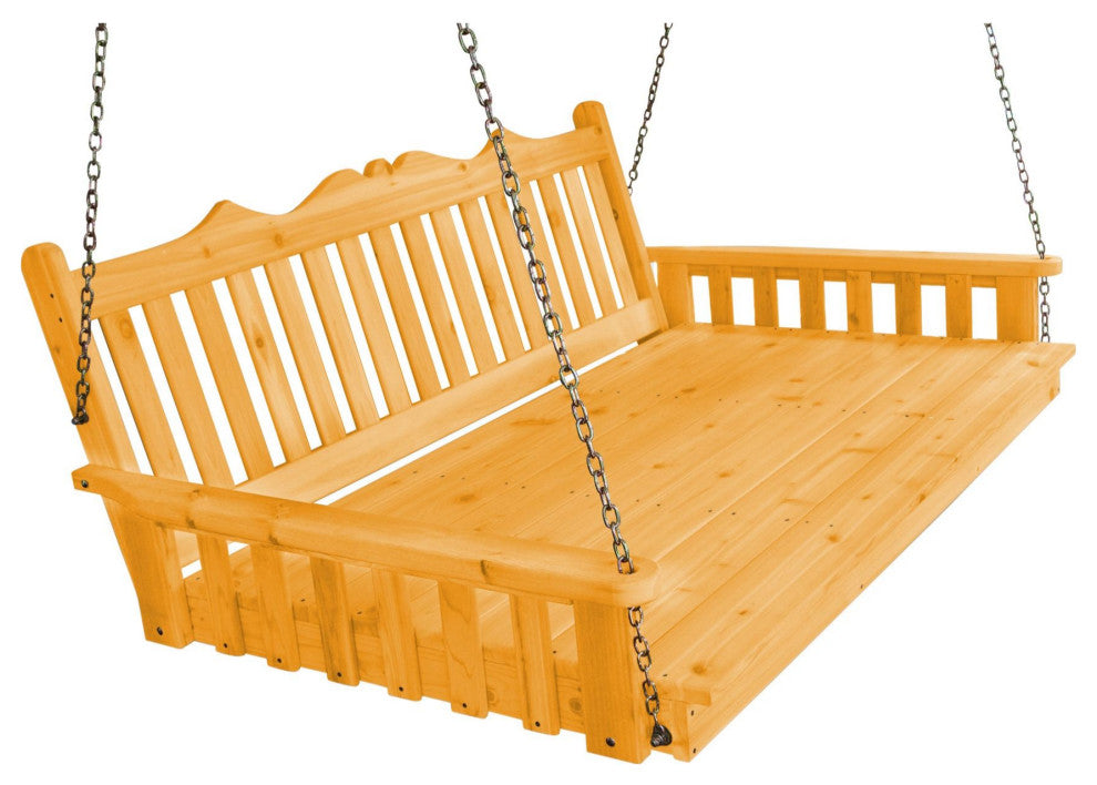 Pine Royal English Garden Swingbed, Natural Stain, 75 Inch