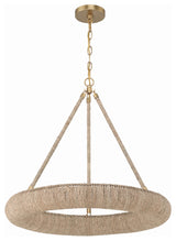 Crystorama Oakley 6 Light Soft Gold Chandelier