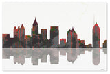 'Atlanta, Georgia Skyline' Canvas Art by Marlene Watson