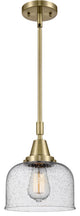 Innovations Lighting 447-1S-AB-G74-LED Large Bell 1 Light 8" Mini Pendant