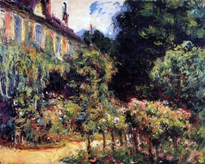 Claude Oscar Monet The Artist-s House at Giverny Wall Decal