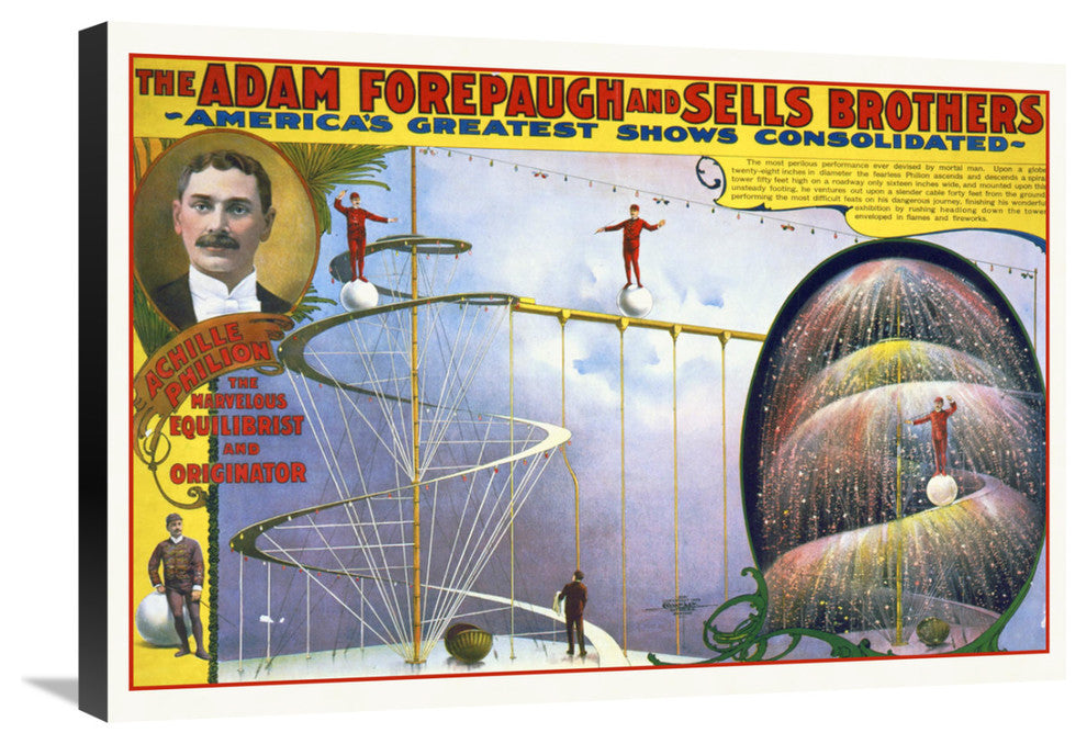 The Adam Forepaugh And Sells Achille Philion, 30x21