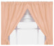 Vinyl Window Curtain in Peach