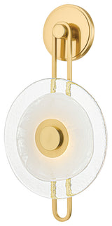 Hudson Valley Keuka Park Wall Sconce 10", Aged Brass