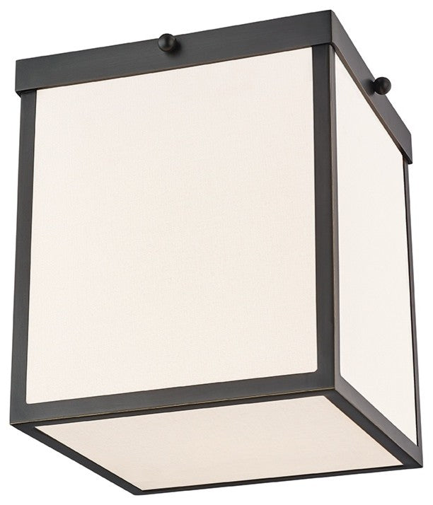 Monica 1-Light Flush Mount, Old Bronze