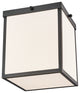 Monica 1-Light Flush Mount, Old Bronze