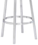 Madrid Swivel Stool, White, 30"