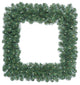Vickerman C164831Led 30" Christmas Square Wreath, Warm White Wide Angle Lights
