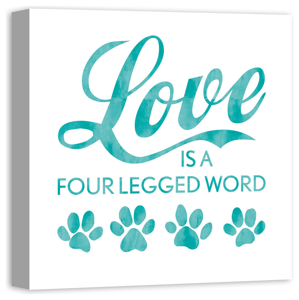 Designs Direct Four Legged Love 20x20 Canvas Wall Art