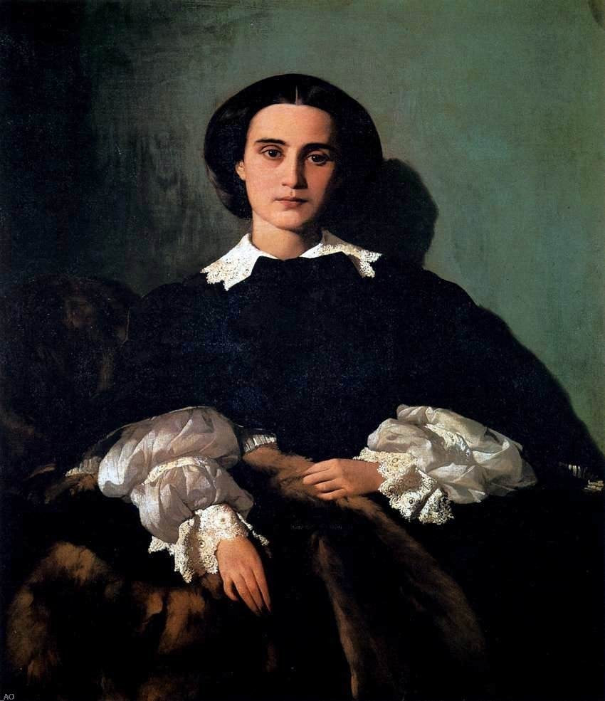 Antonio Puccinelli Portrait of the Noblewoman Marrocchi Wall Decal