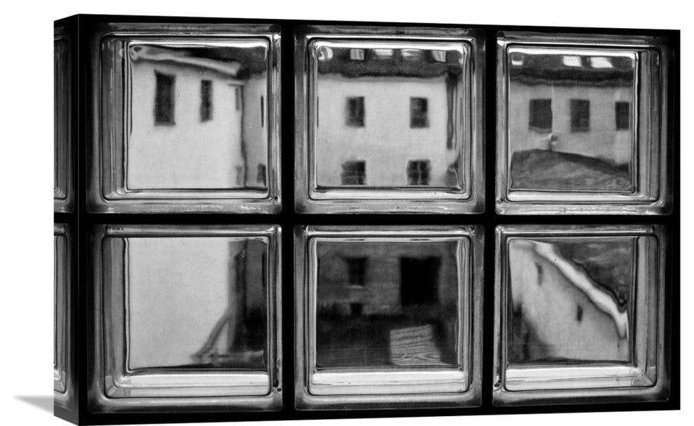 "Rear Window" Stretched Canvas Giclee by Roswitha Schleicher-Schwarz, 22x15"