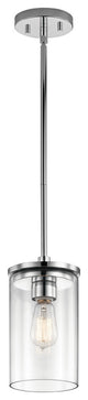 Mini Pendant 1-Light, Chrome