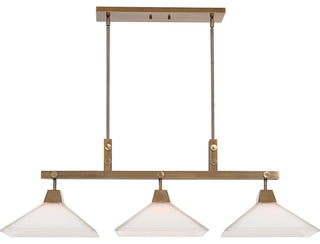 Uttermost Brookdale Industrial 3-LIght Linear Chandelier