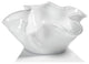 Vellerti 6"Tall Wave Glass Bowl, White