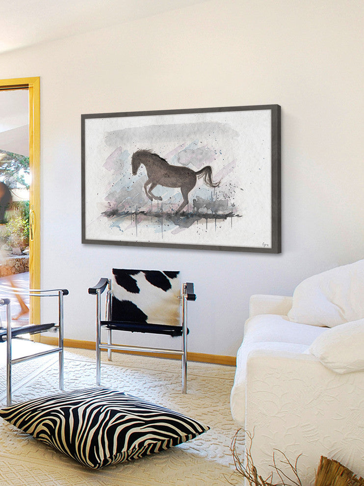 "Unstoppable" Framed Painting Print, 24"x16"