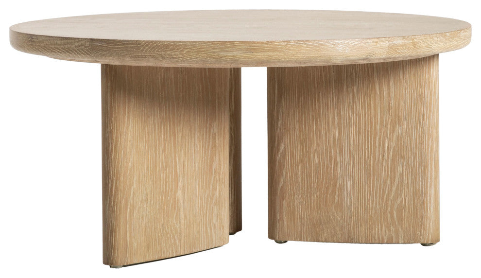 Infinity Solid Oak Coffee Table, Light Brown