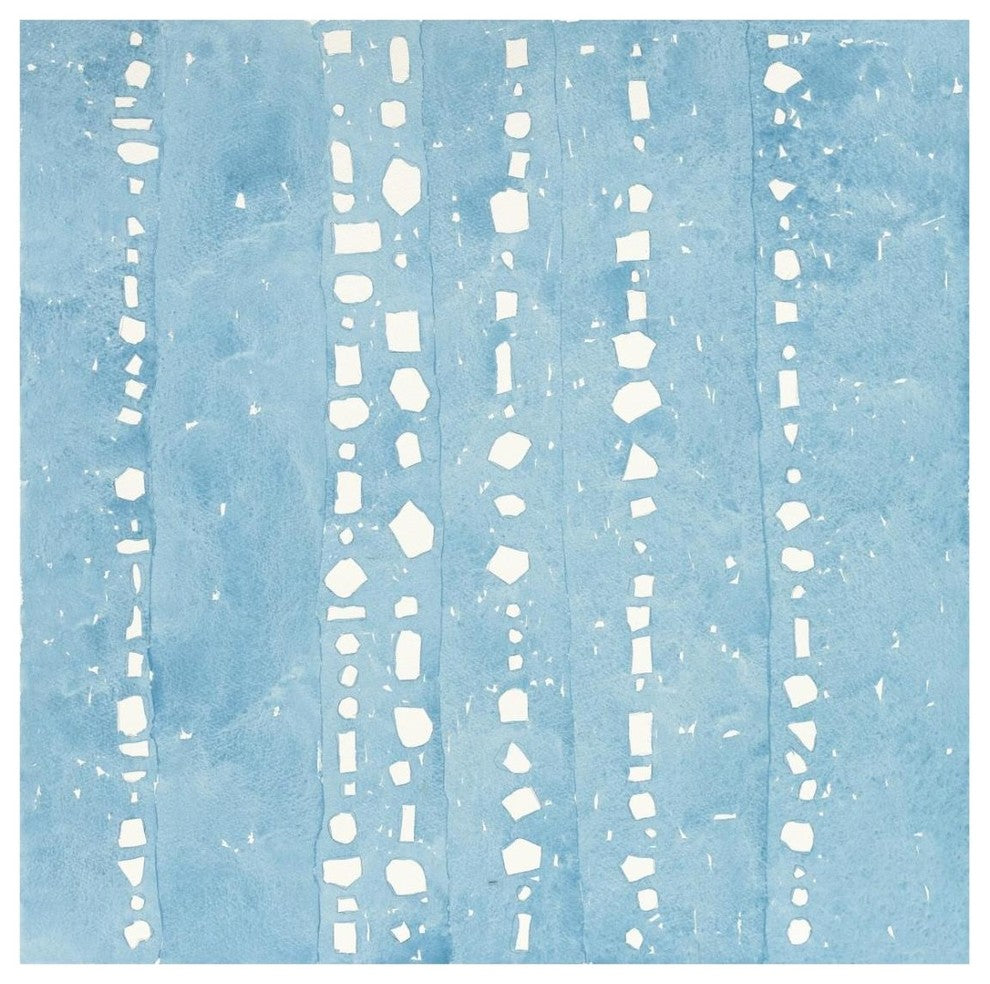 "Wishy Washy Blues I" Digital Paper Print by Shirley Novak, 26"x26"