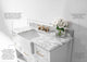 Hayley Bathroom Vanity Set, White, 48"