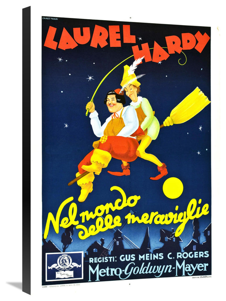 Laurel and Hardy, Italian, Babes In Toyland, 1934, 21x30