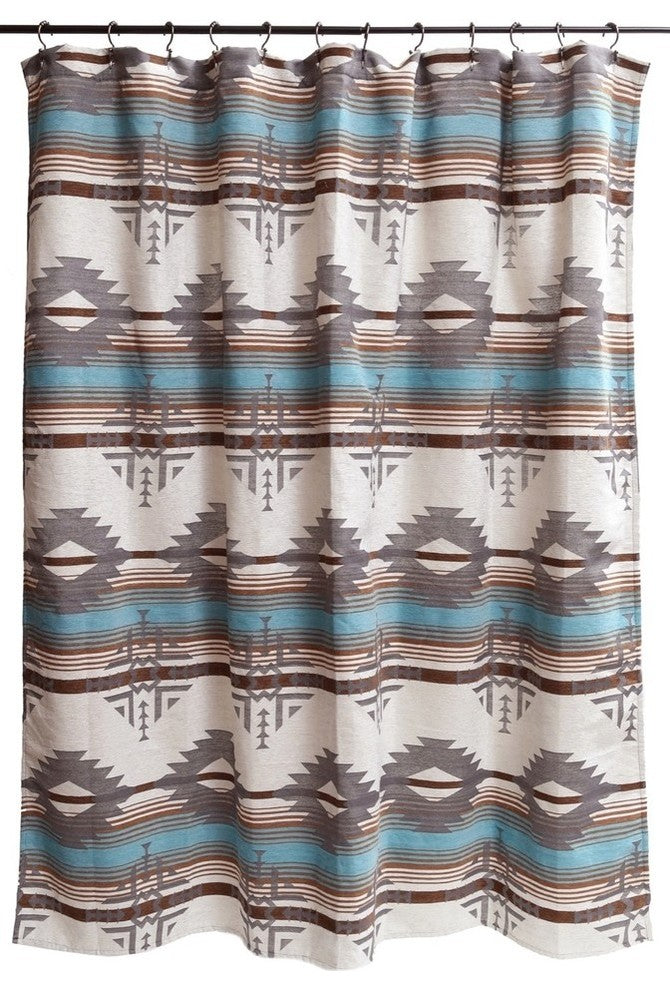 Badlands Southwest Striped Shower Curtain